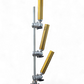 Indexable Tree Mast with 3 Fully Adjustable Rod Holders