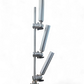 Indexable Tree Mast with 3 Fully Adjustable Rod Holders