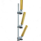 Indexable Tree Mast with 3 Fully Adjustable Rod Holders