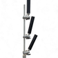 Indexable Tree Mast with 3 Fully Adjustable Rod Holders