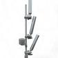 Indexable Tree Mast with 3 Fully Adjustable Rod Holders