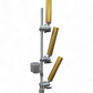 Indexable Tree Mast with 3 Fully Adjustable Rod Holders