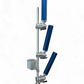 Indexable Tree Mast with 3 Fully Adjustable Rod Holders