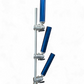 Indexable Tree Mast with 3 Fully Adjustable Rod Holders