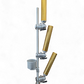 Indexable Tree Mast with 3 Fully Adjustable Rod Holders