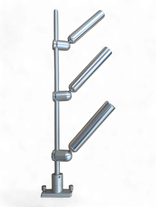 Indexable Tree Mast with 3 Fixed Rod Holders