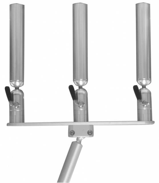 Aluminum Adjustable Rod Holder, Triple Rod Holder